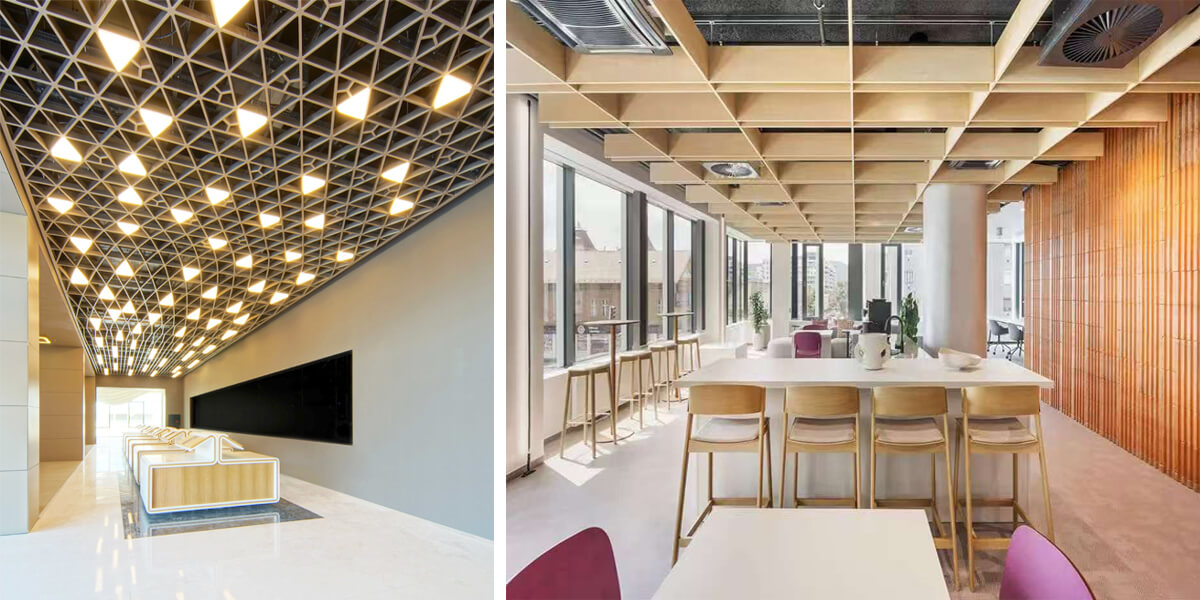 open cell ceiling 2